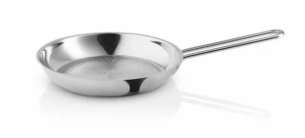 Eva Solo Stekepanne Ø 24 cm - Rustfritt stål vaffelmønster